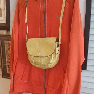 Lodis Yellow Crossbody Bag with Orange Jacket